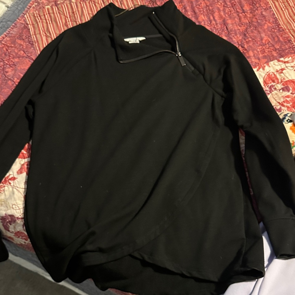 Jockey Black Zip Pullover